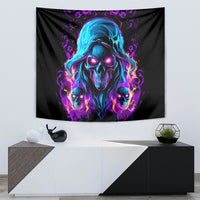 Flame Skull Tapestry Did I Piss You Off That Great At Least I'm Doing Something Right - Wonder Print Shop