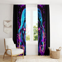 Flame Skull Window Curtain Did I Piss You Off That Great At Least I'm Doing Something Right - Wonder Print Shop