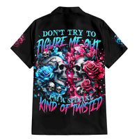 Couple Skull Family Matching Mermaid Dress and Hawaiian Shirt Don't Try To Figure Me Out I'm Special - Wonder Print Shop