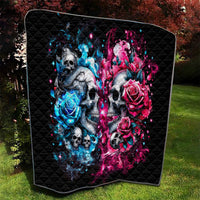 Couple Skull Quilt Don't Try To Figure Me Out I'm Special - Wonder Print Shop