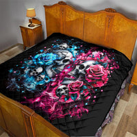 Couple Skull Quilt Don't Try To Figure Me Out I'm Special - Wonder Print Shop