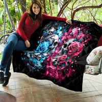 Couple Skull Quilt Don't Try To Figure Me Out I'm Special - Wonder Print Shop