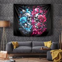 Couple Skull Tapestry Don't Try To Figure Me Out I'm Special - Wonder Print Shop