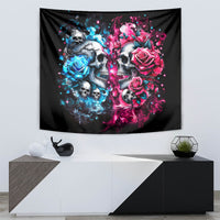 Couple Skull Tapestry Don't Try To Figure Me Out I'm Special - Wonder Print Shop