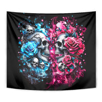 Couple Skull Tapestry Don't Try To Figure Me Out I'm Special - Wonder Print Shop
