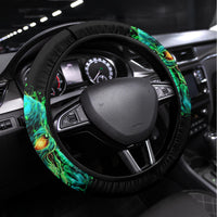 Flame Skull Steering Wheel Cover Fuck You You Fuckin Fuck - Wonder Print Shop