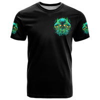 Flame Skull T Shirt Fuck You You Fuckin Fuck - Wonder Print Shop