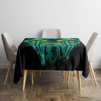Flame Skull Tablecloth Fuck You You Fuckin Fuck - Wonder Print Shop
