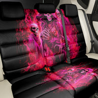 Flame Skull Back Car Seat Cover I Have 3 Sides Quite Sweet Funny Crazy And The Side You Never See - Wonder Print Shop