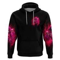 Flame Skull Hoodie I Have 3 Sides Quite Sweet Funny Crazy And The Side You Never See - Wonder Print Shop