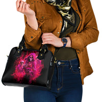 Flame Skull Shoulder Handbag I Have 3 Sides Quite Sweet Funny Crazy And The Side You Never See