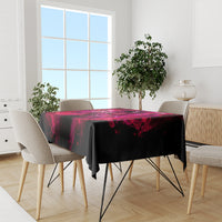 Flame Skull Tablecloth I Have 3 Sides Quite Sweet Funny Crazy And The Side You Never See - Wonder Print Shop