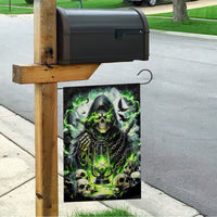 Reaper Skull Garden Flag I Think I Was Designed To Be Alone - Wonder Print Shop