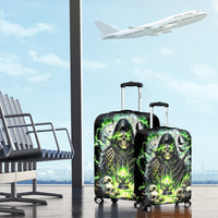 Reaper Skull Luggage Cover I Think I Was Designed To Be Alone - Wonder Print Shop