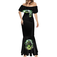 Reaper Skull Mermaid Dress I Think I Was Designed To Be Alone - Wonder Print Shop