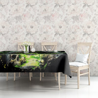 Reaper Skull Tablecloth I Think I Was Designed To Be Alone - Wonder Print Shop