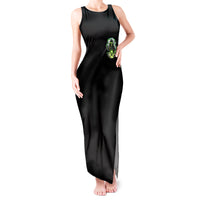 Reaper Skull Tank Maxi Dress I Think I Was Designed To Be Alone - Wonder Print Shop