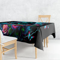 Rose Skull Tablecloth She Whispered Back Iam The Storm - Wonder Print Shop