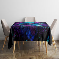Rose Skull Tablecloth I'm Never Alone My Demon Are With Me 24/7 - Wonder Print Shop