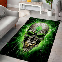 Thunder Skull Area Rug I'm Not Anti-Social I Must Not User Friendly - Wonder Print Shop