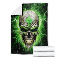 Thunder Skull Blanket I'm Not Anti-Social I Must Not User Friendly
