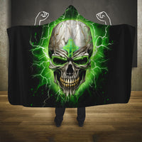Thunder Skull Hooded Blanket I'm Not Anti-Social I Must Not User Friendly