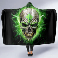 Thunder Skull Hooded Blanket I'm Not Anti-Social I Must Not User Friendly