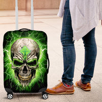 Thunder Skull Luggage Cover I'm Not Anti-Social I Must Not User Friendly - Wonder Print Shop