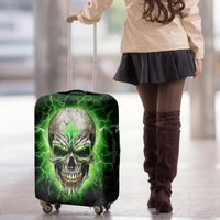 Thunder Skull Luggage Cover I'm Not Anti-Social I Must Not User Friendly - Wonder Print Shop