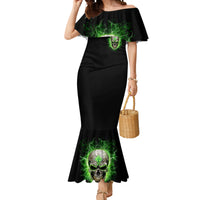 Thunder Skull Mermaid Dress I'm Not Anti-Social I Must Not User Friendly - Wonder Print Shop