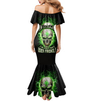 Thunder Skull Mermaid Dress I'm Not Anti-Social I Must Not User Friendly - Wonder Print Shop
