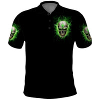 Thunder Skull Polo Shirt I'm Not Anti-Social I Must Not User Friendly - Wonder Print Shop
