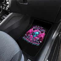 Skull Lady Car Mats In My Next Life I Want To Be The Karma Fairy - Wonder Print Shop