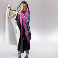 Skull Lady Hooded Blanket In My Next Life I Want To Be The Karma Fairy