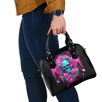 Skull Lady Shoulder Handbag In My Next Life I Want To Be The Karma Fairy