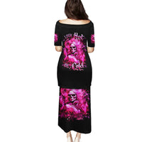 Skull Lady Family Matching Puletasi and Hawaiian Shirt Look Hot Be Cold - Wonder Print Shop