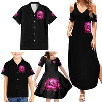 Skull Lady Family Matching Summer Maxi Dress and Hawaiian Shirt Look Hot Be Cold - Wonder Print Shop
