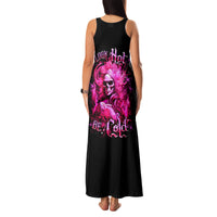 Skull Lady Family Matching Tank Maxi Dress and Hawaiian Shirt Look Hot Be Cold - Wonder Print Shop