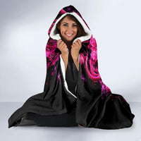 Skull Lady Hooded Blanket Look Hot Be Cold