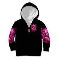 Skull Lady Kid Hoodie Look Hot Be Cold - Wonder Print Shop
