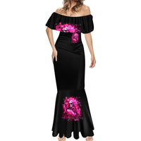 Skull Lady Mermaid Dress Look Hot Be Cold - Wonder Print Shop