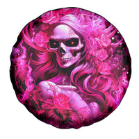 Skull Lady Spare Tire Cover Look Hot Be Cold - Wonder Print Shop