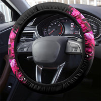 Skull Lady Steering Wheel Cover Look Hot Be Cold - Wonder Print Shop