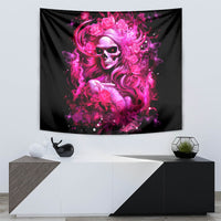 Skull Lady Tapestry Look Hot Be Cold - Wonder Print Shop