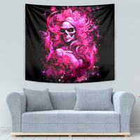 Skull Lady Tapestry Look Hot Be Cold - Wonder Print Shop