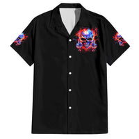 Flame Skull Hawaiian Shirt My Give A Fuck Is Broken But My Go Fuck Yourself Is Fully Functional - Wonder Print Shop