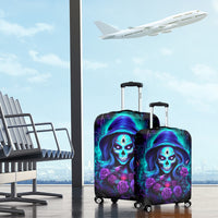 Skull Lady Luggage Cover Rose Skull She Whispered Back Iam The Storm - Wonder Print Shop