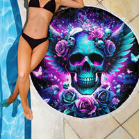 Skull Wings Beach Blanket So The Bitch In Me Came Out To Play - Wonder Print Shop