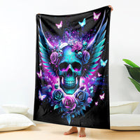 Skull Wings Blanket So The Bitch In Me Came Out To Play