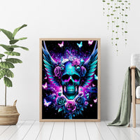 Skull Wings Canvas Wall Art So The Bitch In Me Came Out To Play - Wonder Print Shop